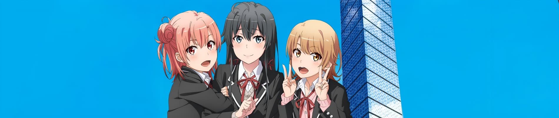 Yahari Ore no Seishun Love Come wa Machigatteiru. Kan: Dakara, Shishunki wa Owarazu ni, Seishun wa Tsuzuiteiku. banner